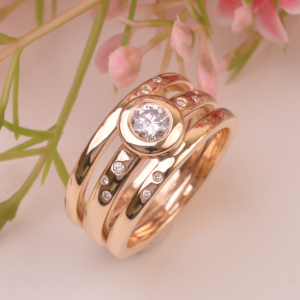 Gold & Diamond Dress Ring