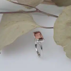 Ombre Pink Tourmaline Ring