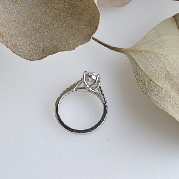 Calsey lab grown diamond ring