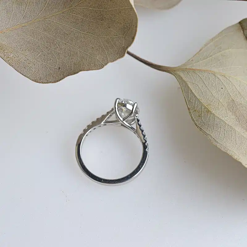 Calsey lab grown diamond ring