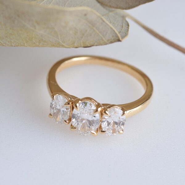 Julia lab grown diamond ring