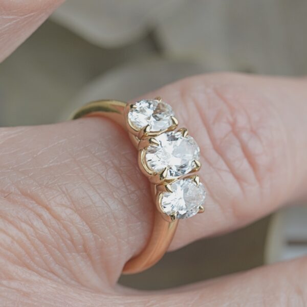 Julia lab grown diamond ring